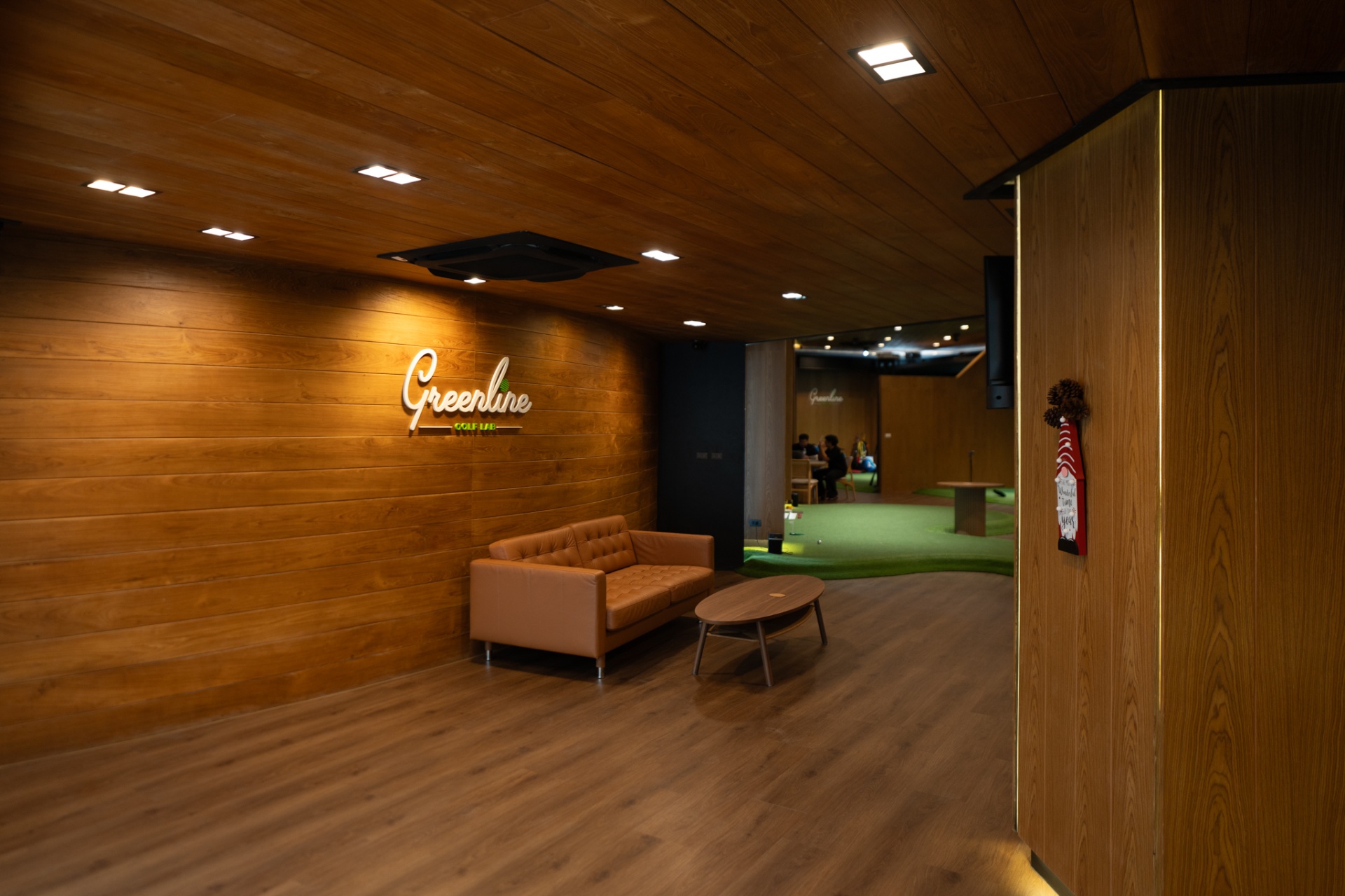 ล็อบบี้ของ Greenline Golf Lab